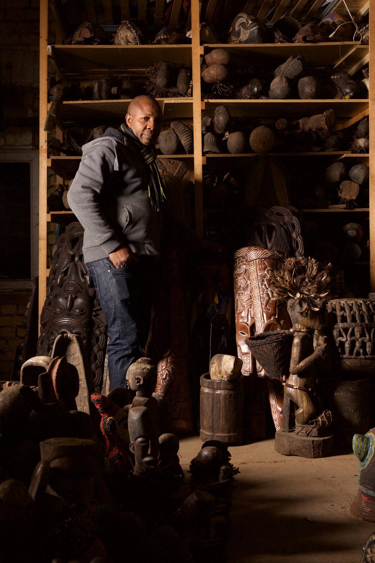 Maskensammlung aus Afrika von Anthony Alao