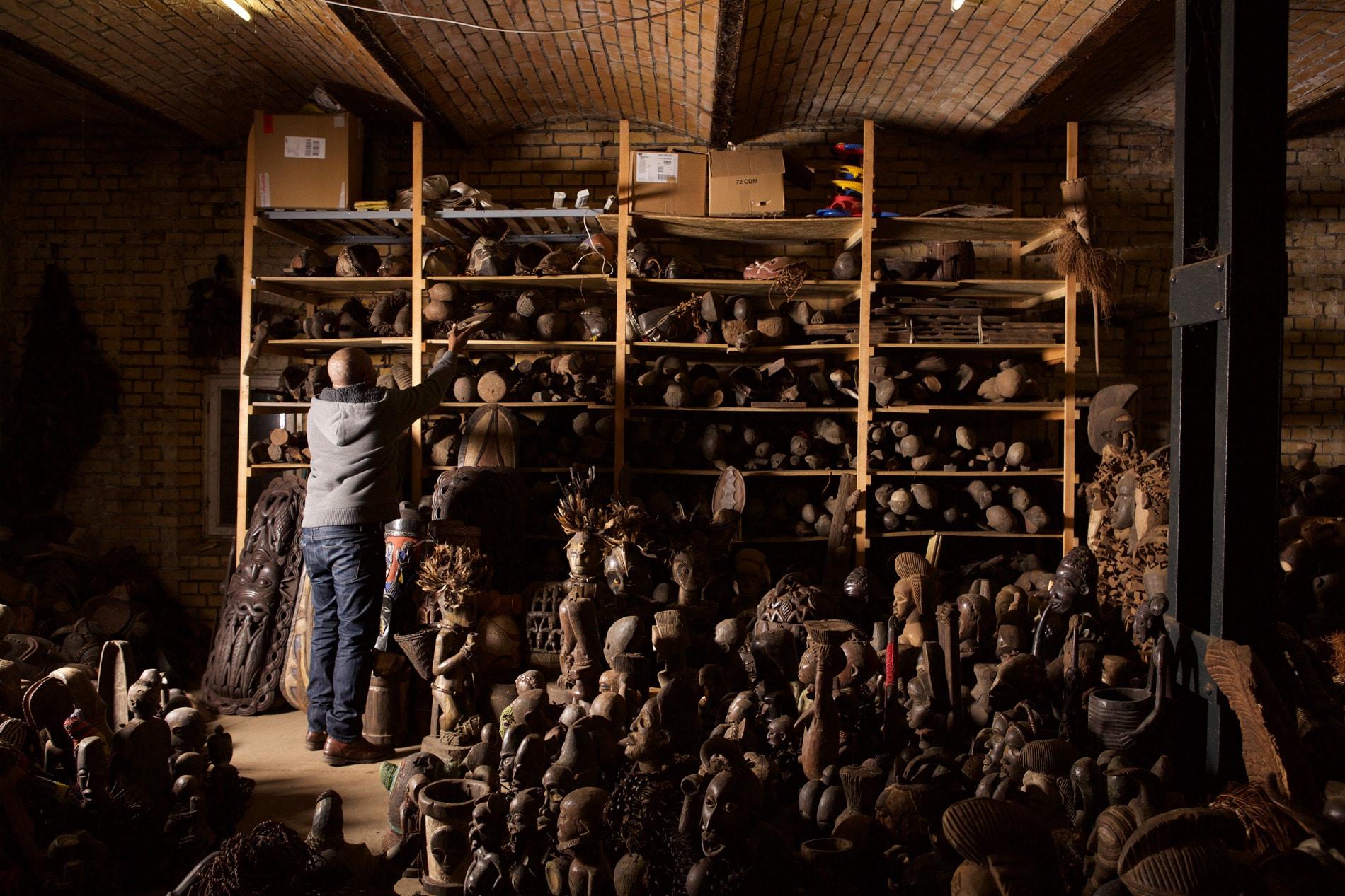 Maskensammlung aus Afrika von Anthony Alao