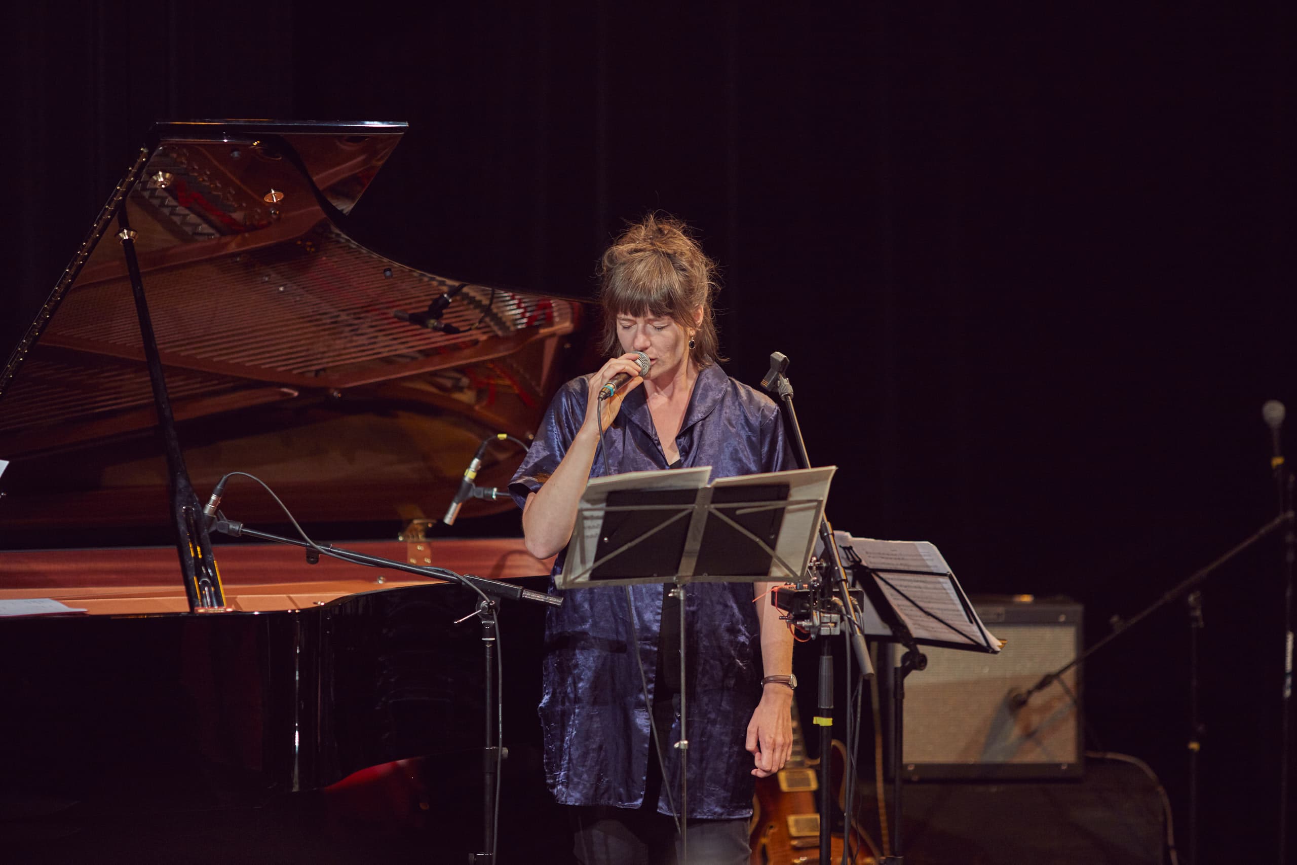 Konzertreihe LeipJAZZig: Werkstatt für Freiheit 2019 28. Juni 2019, Im Bild: Gwen Kyrg Fotos: Jörg Singer