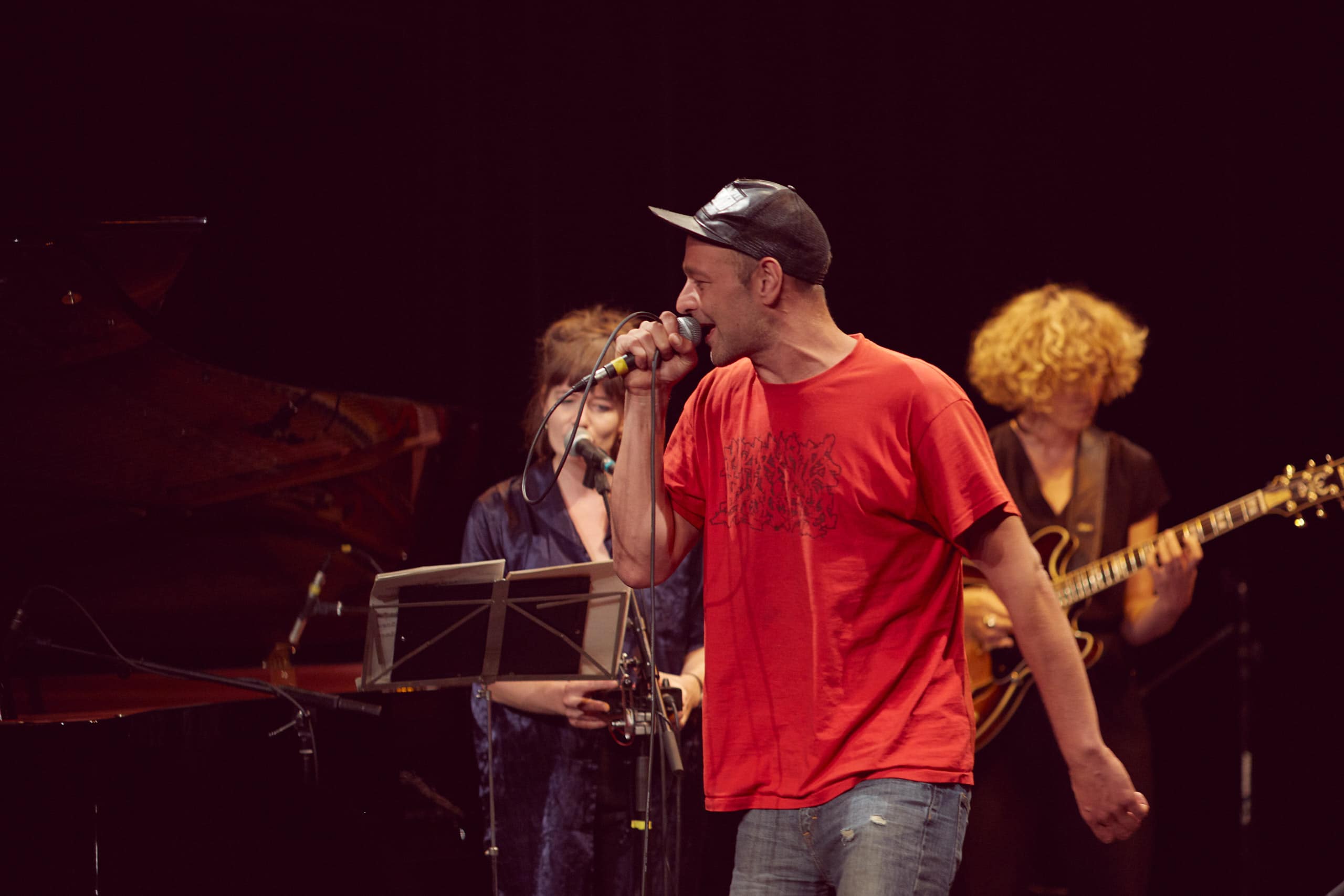 Konzertreihe LeipJAZZig: Werkstatt für Freiheit 2019 28. Juni 2019, Im Bild: Der Sänger Rasputin Fotos: Jörg Singer