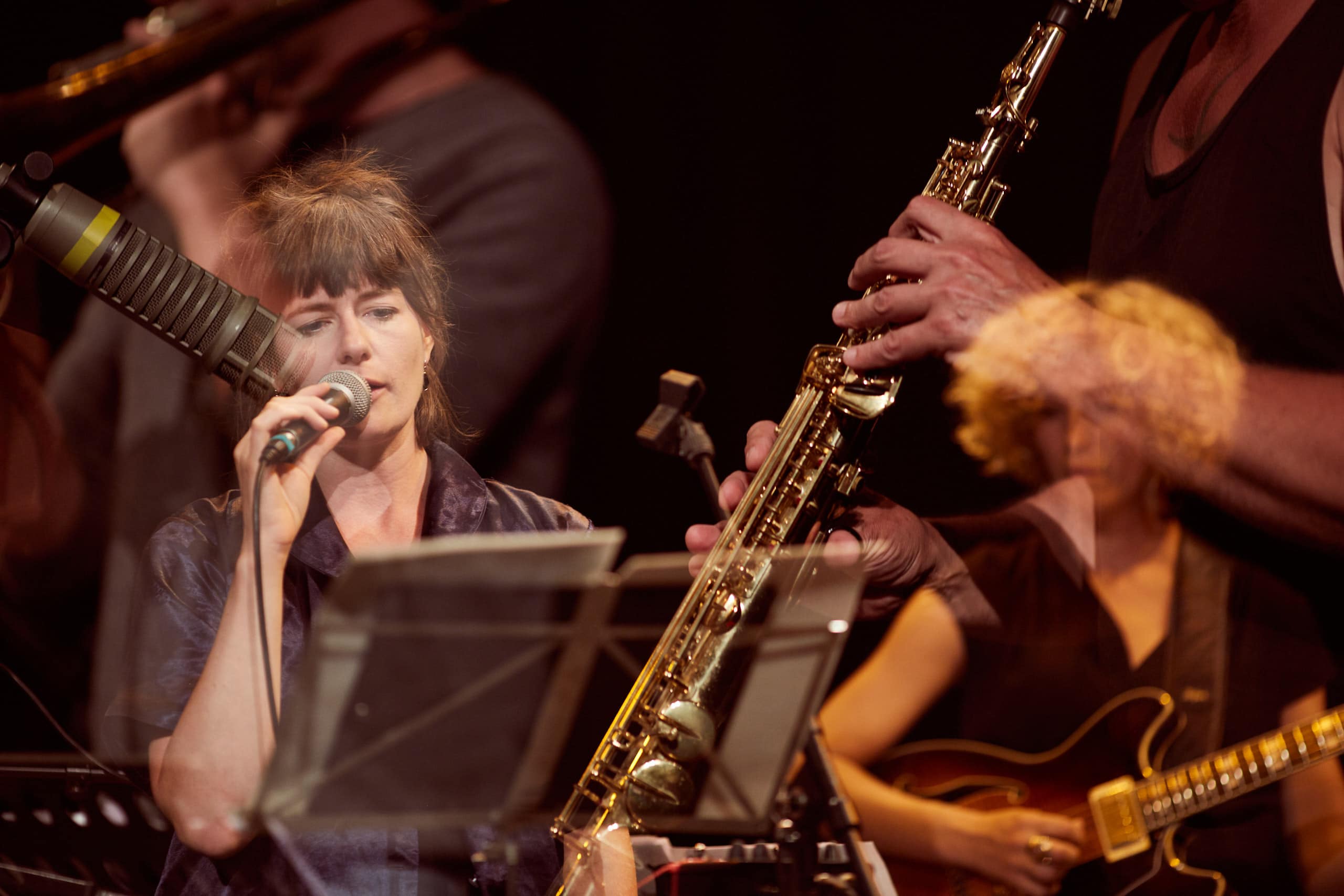 Konzertreihe LeipJAZZig: Werkstatt für Freiheit 2019 28. Juni 2019 Im Bild: Sängerin Gwen Kyrg Fotos: Jörg Singer