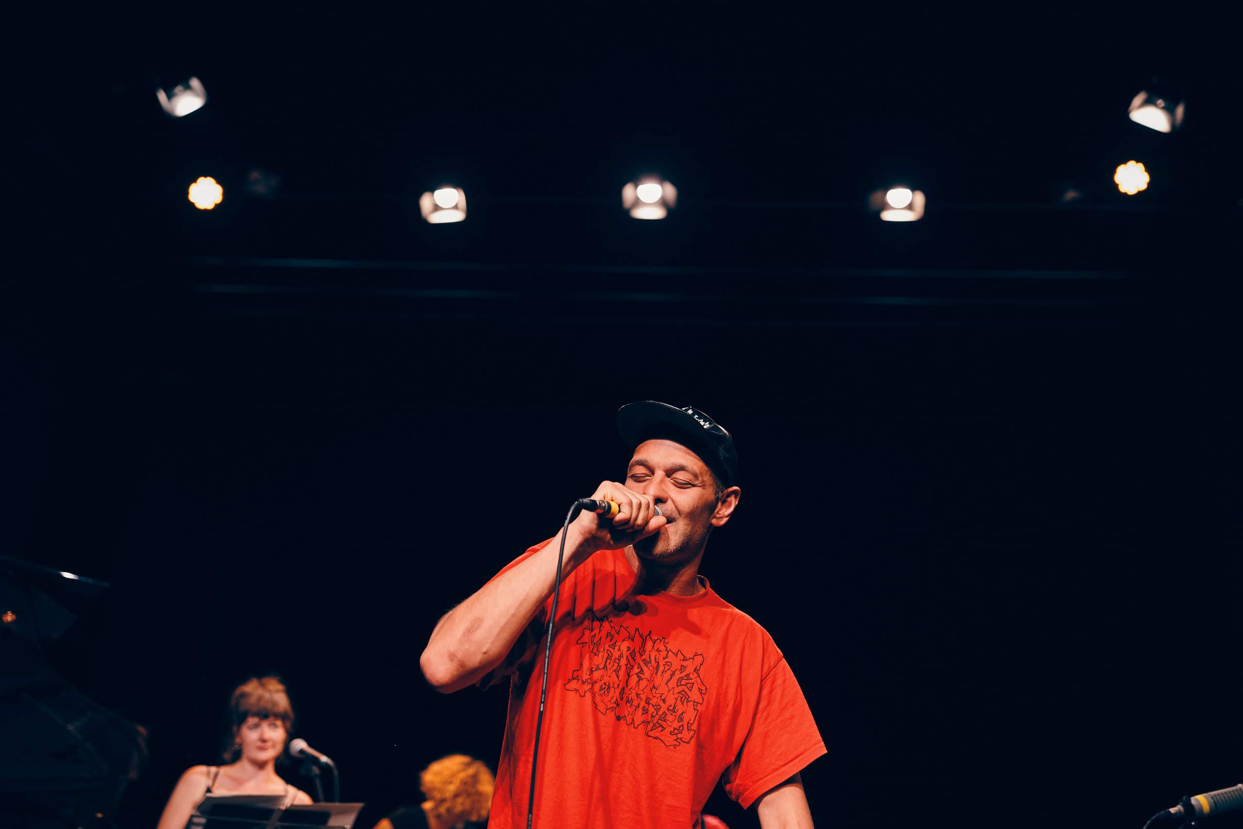 Konzertreihe LeipJAZZig: Werkstatt für Freiheit 2019 28. Juni 2019, Im Bild: Der Sänger Rasputin Fotos: Jörg Singer