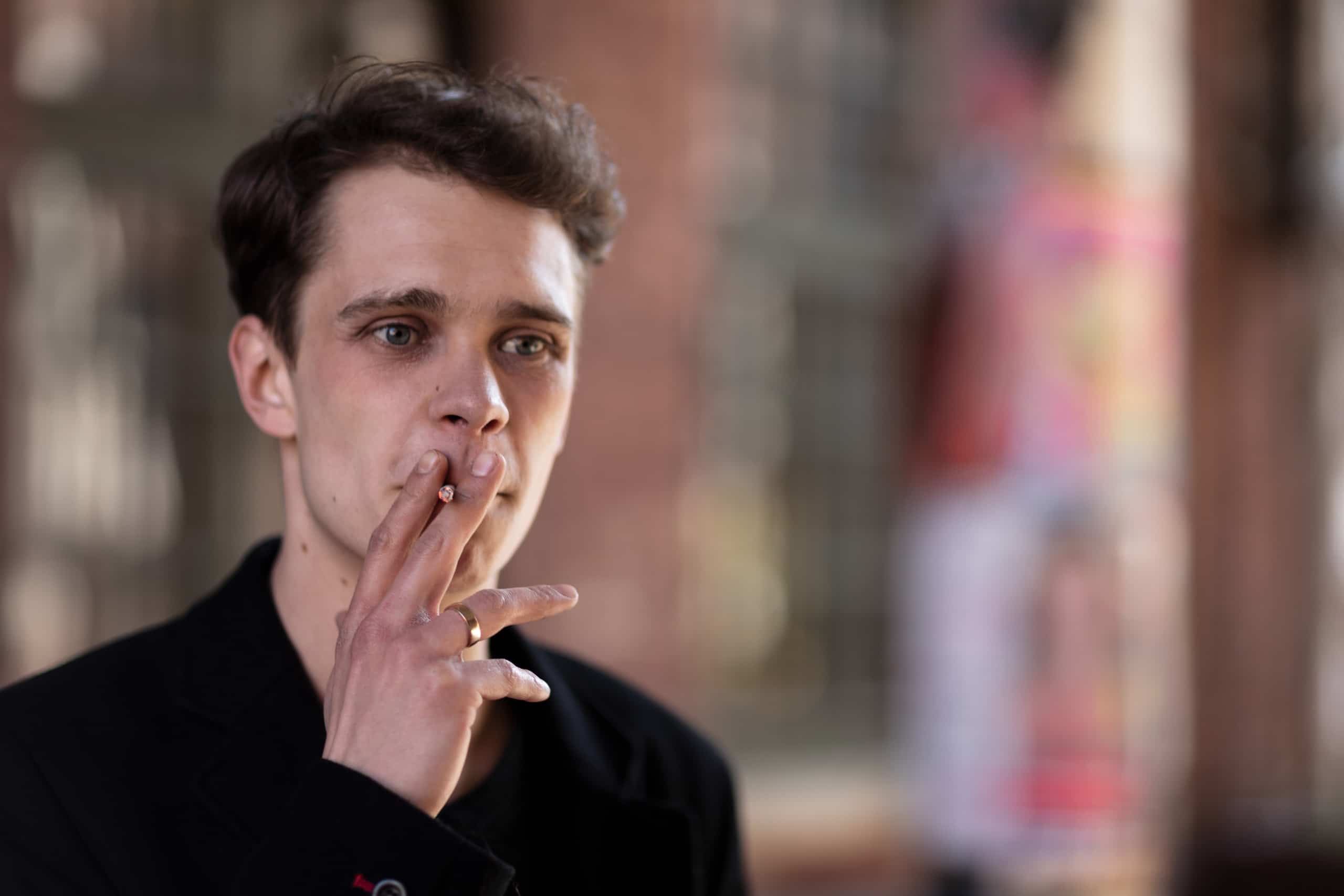 Saxophonist Philipp Rücker, fotografiert von Jörg Singer.