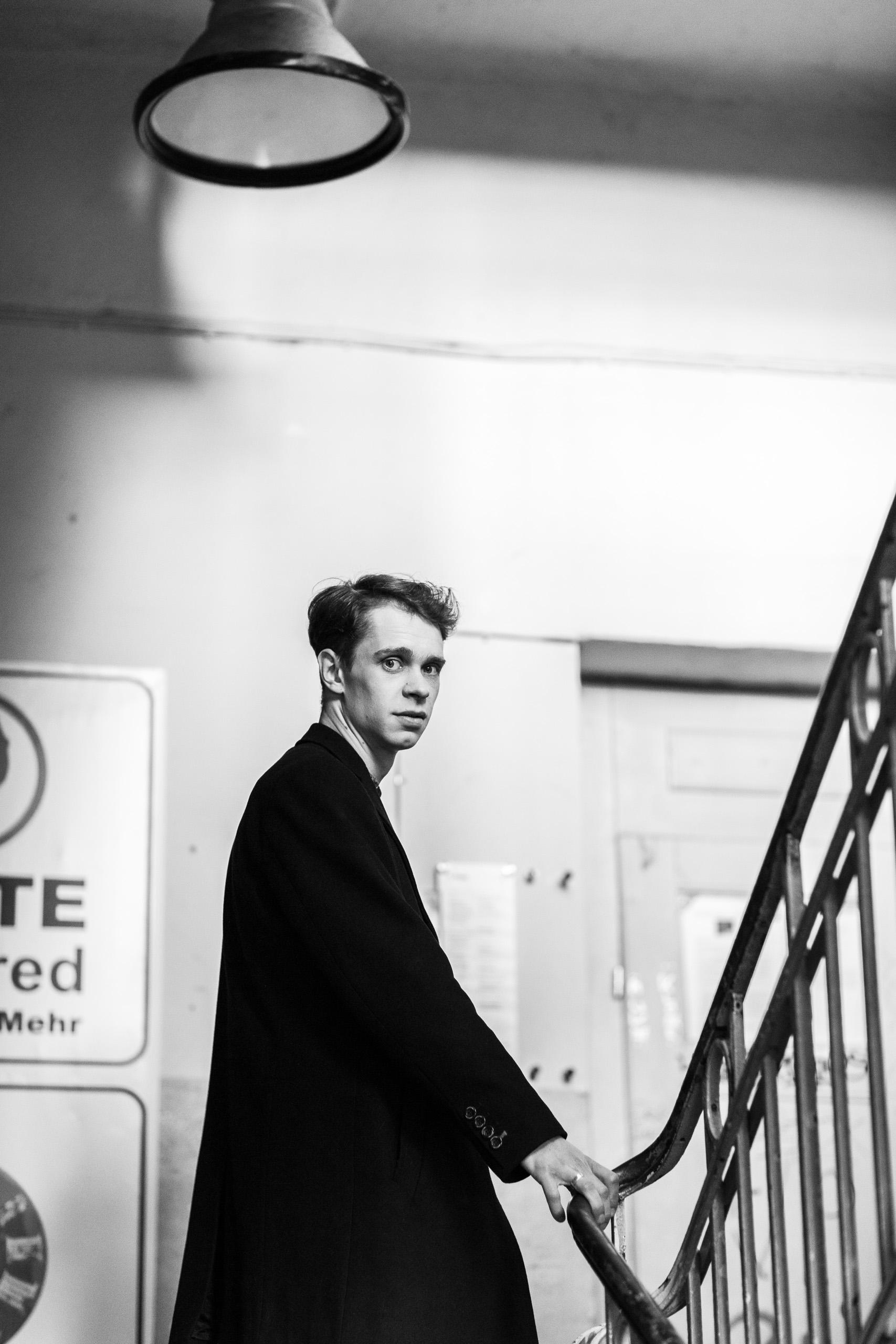 Saxophonist Philipp Rücker, fotografiert von Jörg Singer.