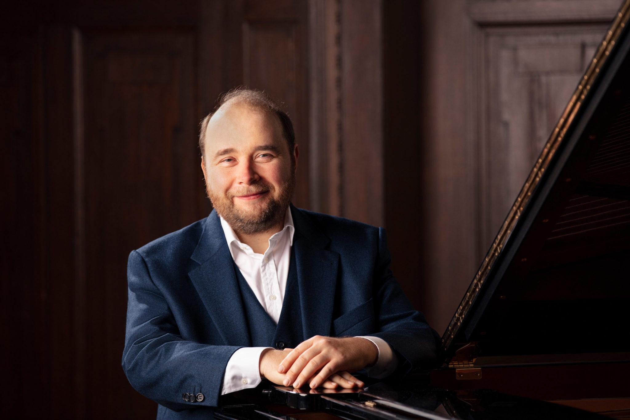 Christian A. Pohl, Klavierpädagoge und Professor, anlässlich der Publikation "Klaviermethodik - Neue Wege zum Erfolg am Klavier" bei Edition Peters, fotografiert von Jörg Singer