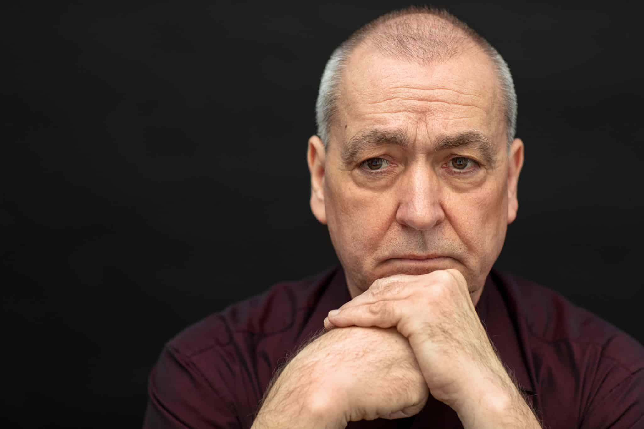 Schauspieler Jörg Uwe Schröder, fotografiert von Jörg Singer