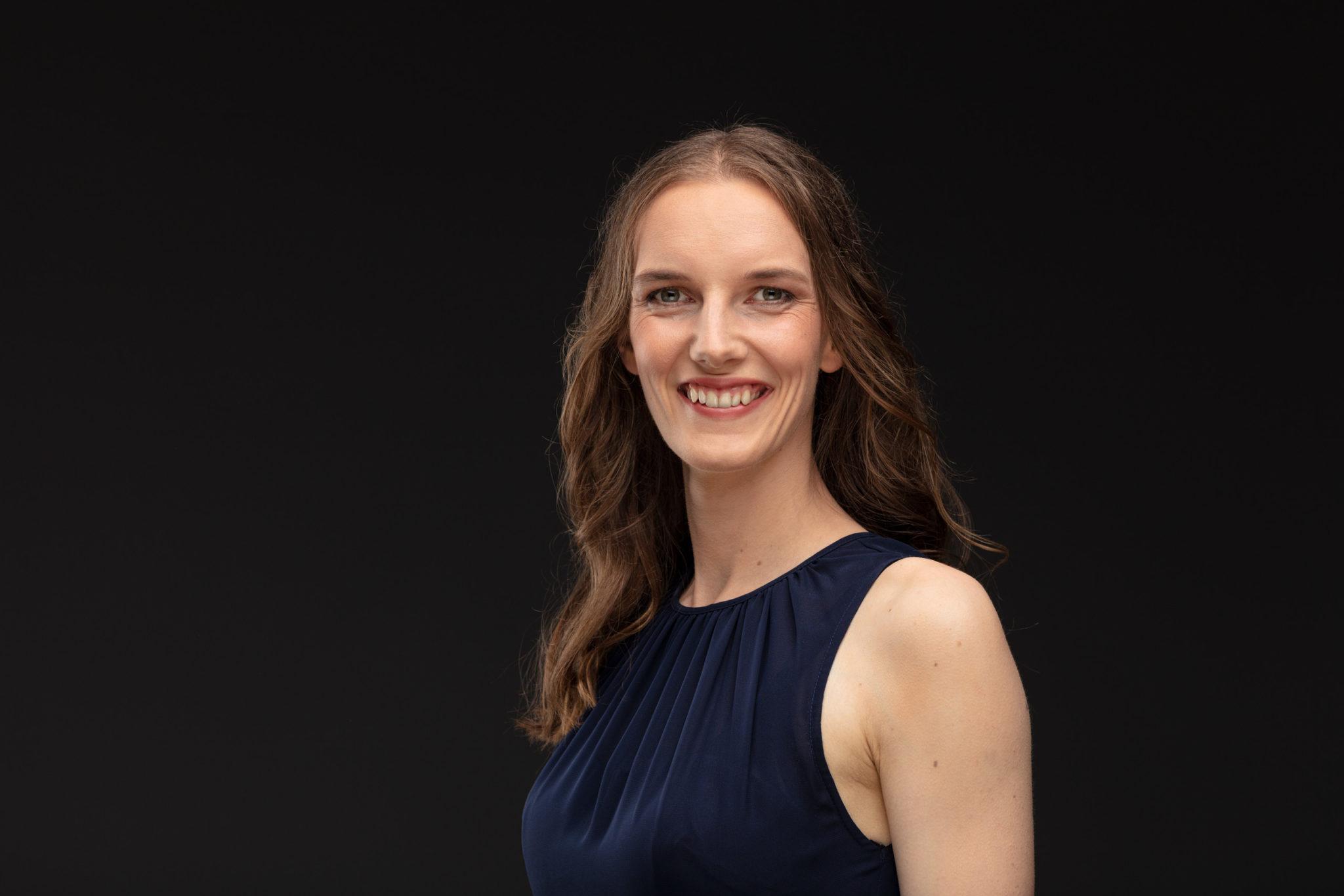 Christiane Bunk, Harfenistin, fotografiert von Jörg Singer