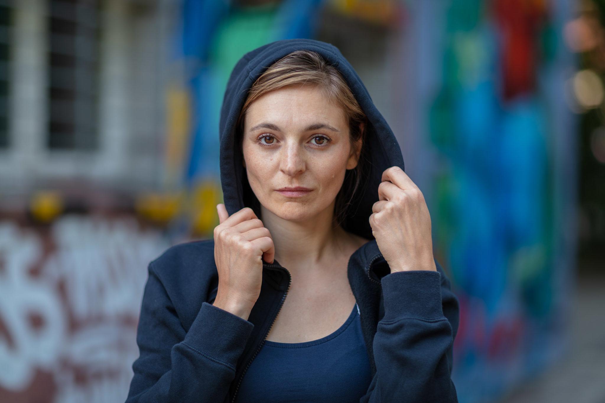 Barbara Weiß, Schauspielerin, fotografiert von Jörg Singer
