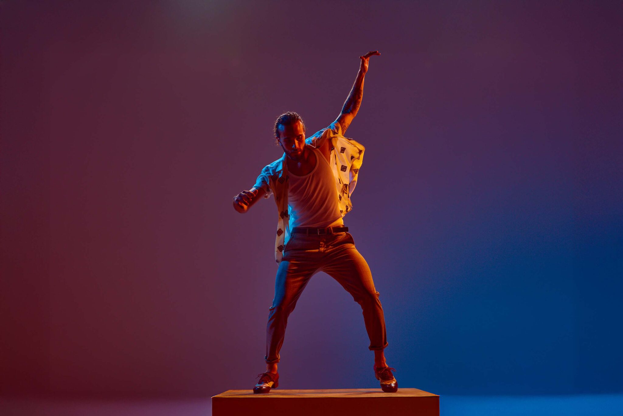 Stepper Nikolai und Stepperin Andrea Alvergue Tanzportraits Fotograf Joerg Singer Leipzig