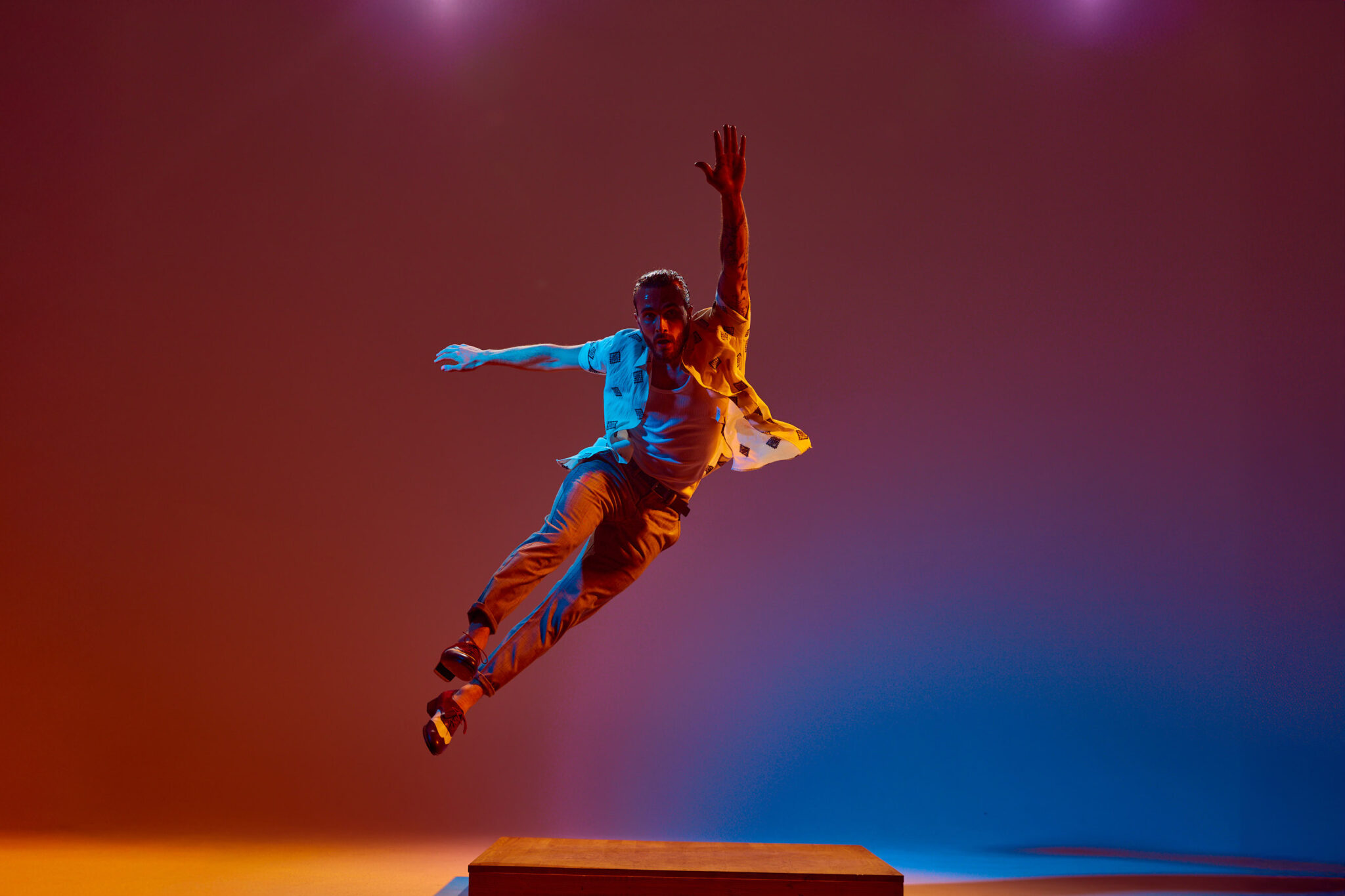 Stepper Nikolai und Stepperin Andrea Alvergue Tanzportraits Fotograf Joerg Singer Leipzig