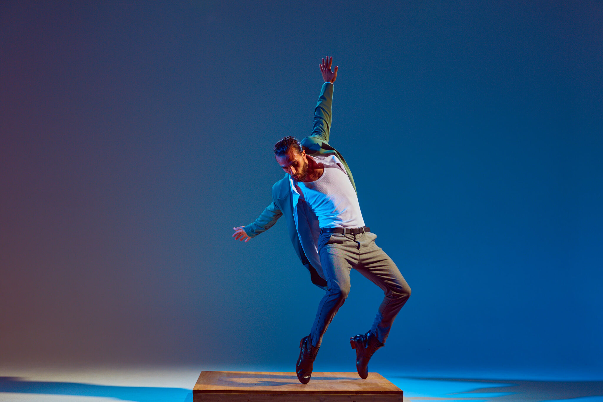 Stepper Nikolai und Stepperin Andrea Alvergue Tanzportraits Fotograf Joerg Singer Leipzig